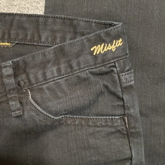 Goldsign Misfit Black Skinny Jeans Size 28 - Picture 8 of 13